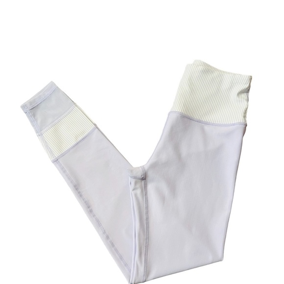 ALL FENIX WOMENS SOFT LAVENDER ATHLETIC LEGGINGS SIZE XS - Picture 7 of 13
